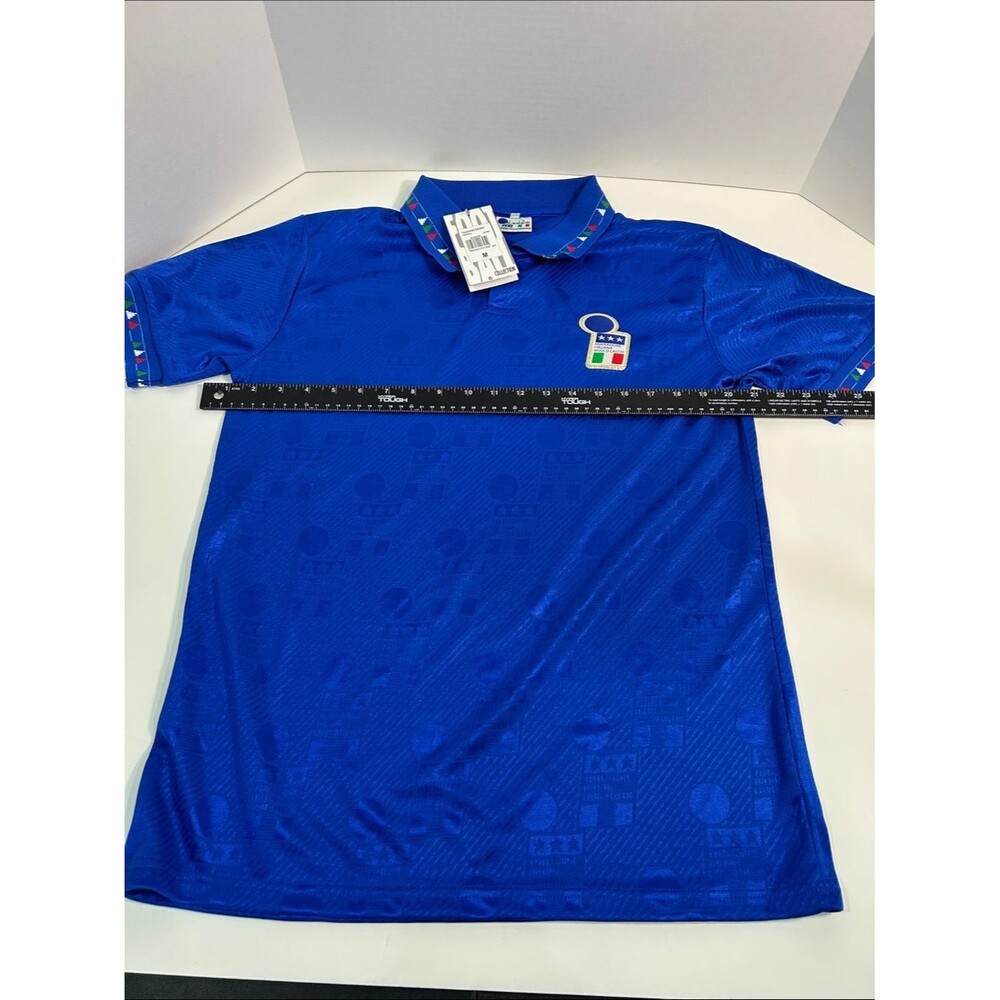Diadora Royal Blue Men's Soccer Jersey with Italy Crest